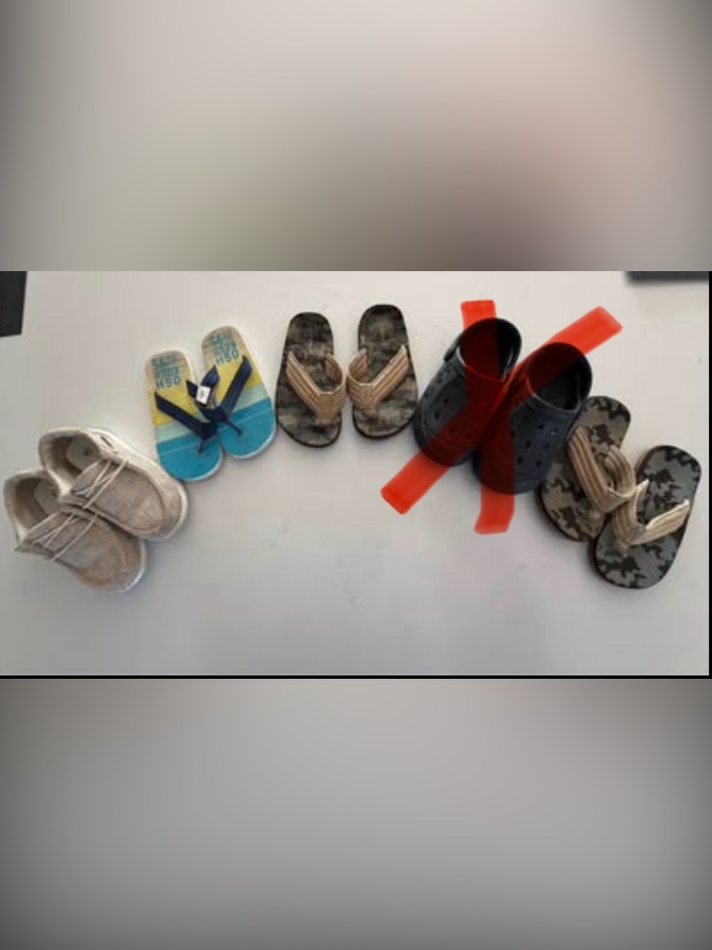4 pair of  Slip-On Shoes for kid size 11.5